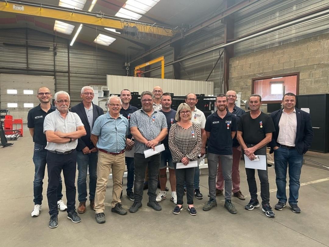 Remise des médailles du travail