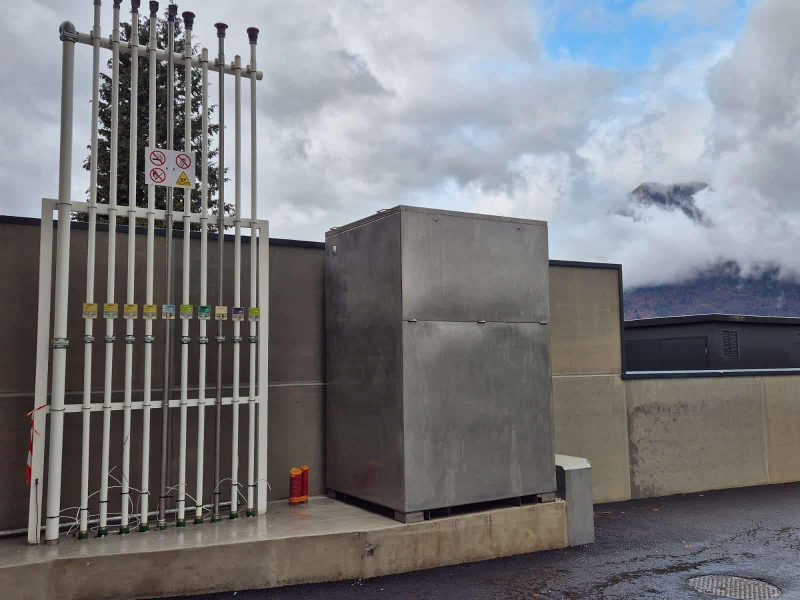 cabine d'additivation safety carb installée en station